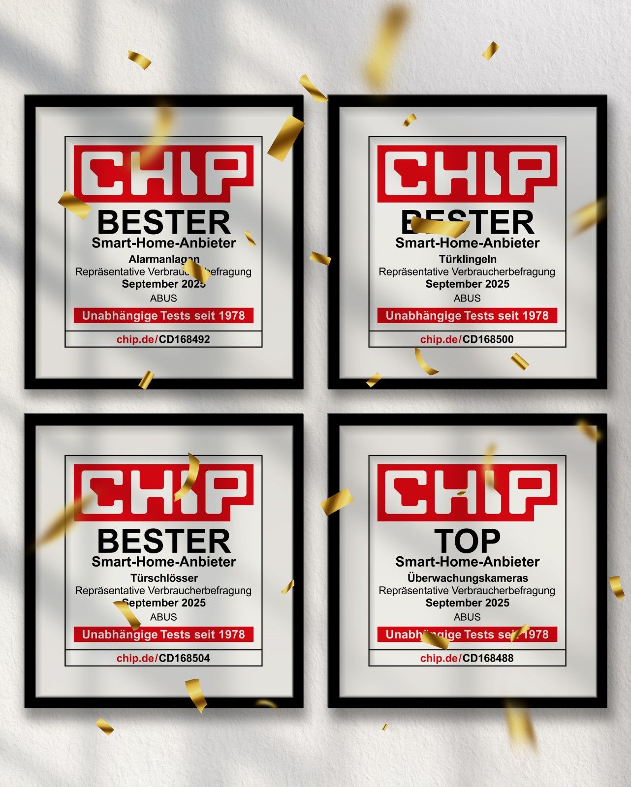 ABUS überzeugt in CHIP Smart Home Umfrage 2025