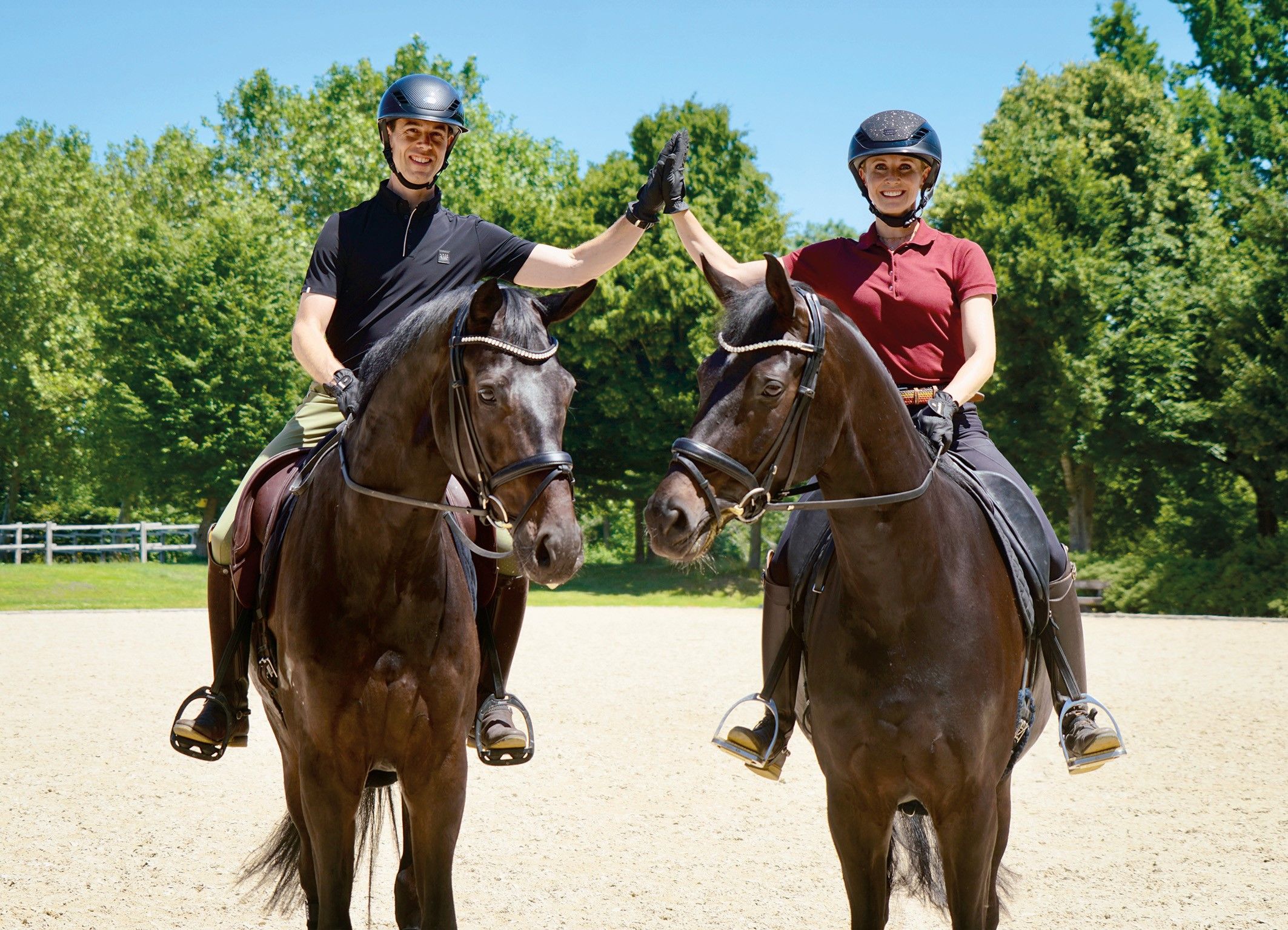 ABUS verlängert Partnerschaft mit Aubenhausen um Jessica von Bredow-Werndl und Benjamin Werndl
