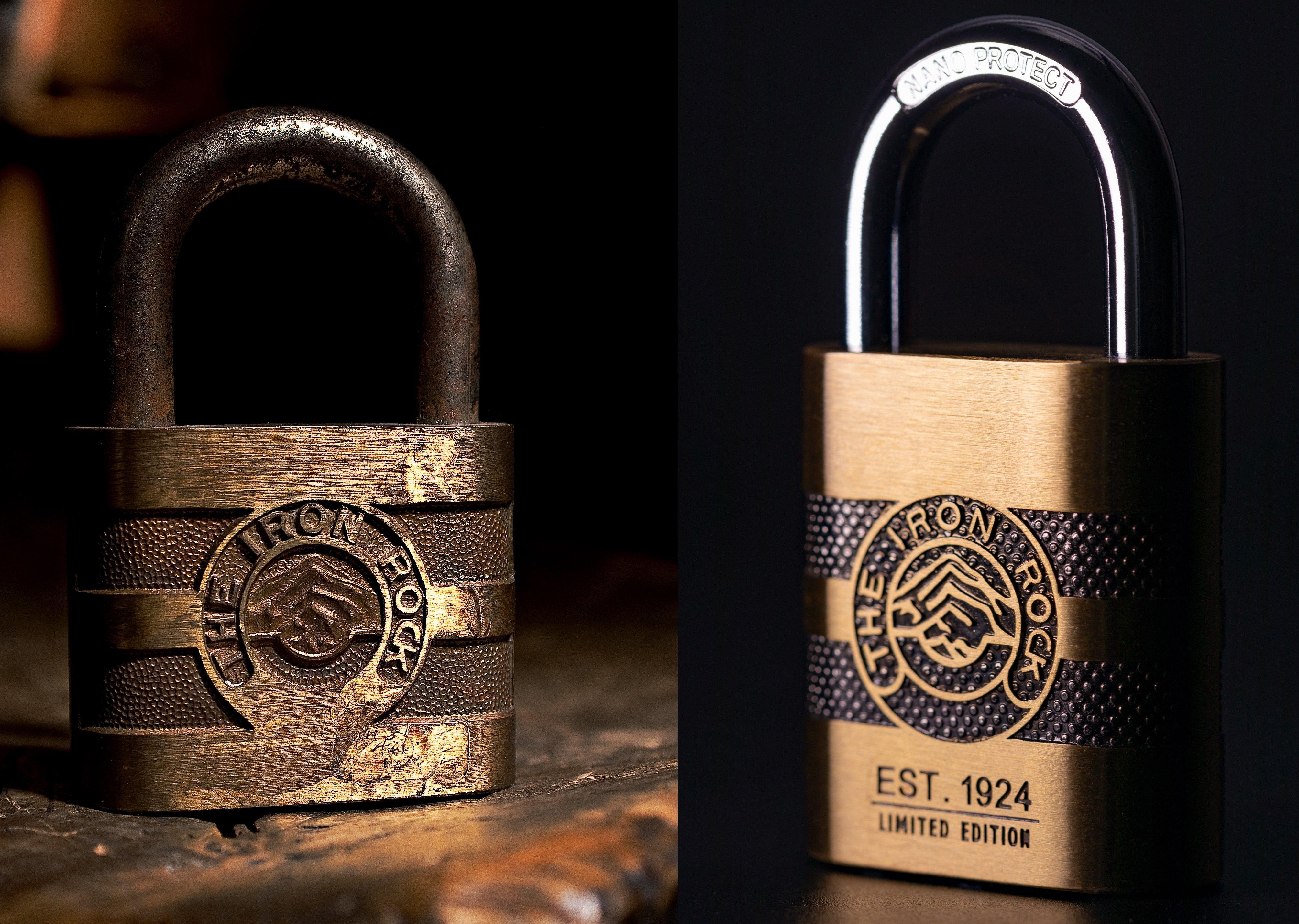 Zum 100-jährigen Jubiläum: ABUS präsentiert limitierte Edition des legendären Vorhangschlosses „Iron Rock“