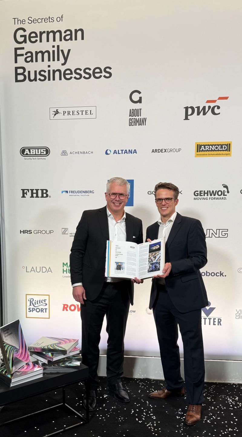 ABUS im neuen Bildband über erfolgreiche deutsche Familienunternehmen vertreten