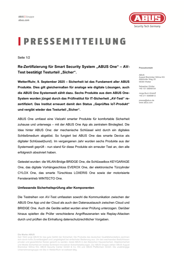 PM_ABUS_ABUS-One_Re-Zertifizierung_AV-Test_2025-09.pdf
